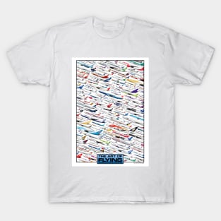 Planes by The Art of Flying T-Shirt